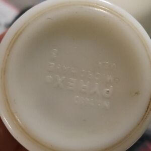 Pyrex White Tea Cups  Set 3